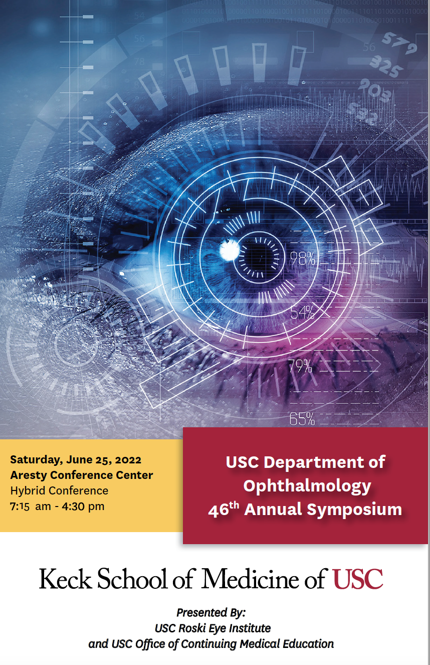 USC Department of Ophthalmology 46th Annual Symposium Banner